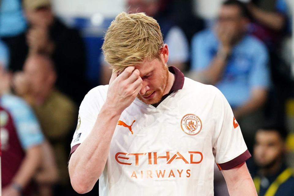 Kevin De Bruyne is a long-term absentee (PA)