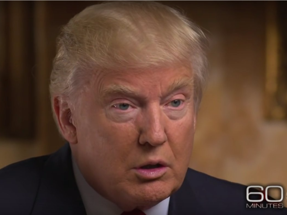 donald trump 60 minutes