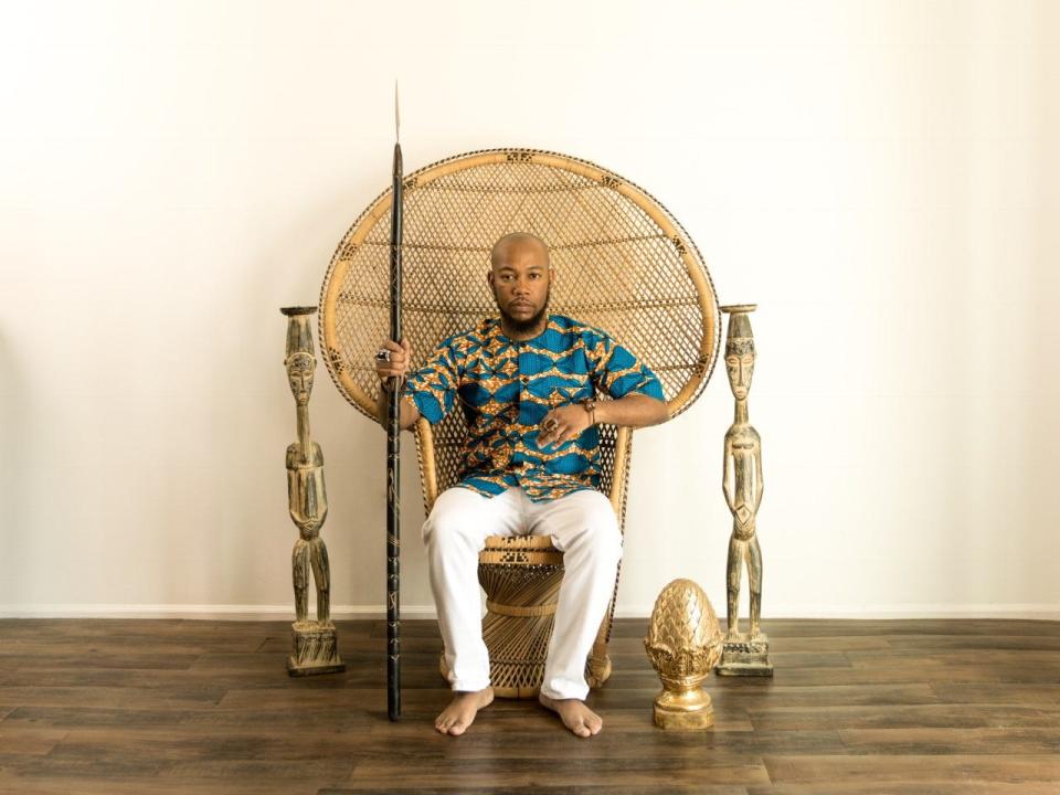 Musical artist Richard Raw, of Wilmington, stars in the new African-themed indie film ''Orisa Soul'' at Theatre N in Wilmington on Friday. The film is presented by Richard Raw LLC and directed by Jet Phynx Films.