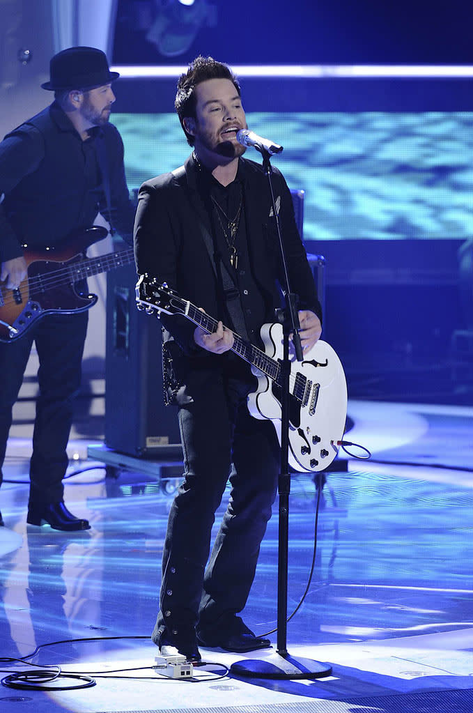 David Cook performs "The Last Goodbye" on "American Idol."