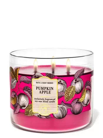 <p><a href="https://go.redirectingat.com?id=74968X1596630&url=https%3A%2F%2Fwww.bathandbodyworks.com%2Fp%2Fpumpkin-apple-3-wick-candle-028008916.html&sref=https%3A%2F%2Fwww.thepioneerwoman.com%2Fhome-lifestyle%2Fentertaining%2Fg32392289%2Ffall-candles%2F" data-i13n="elm:affiliate_link;elmt:premonetized" rel="sponsored" target="_blank" data-ylk="slk:Shop Now;elm:affiliate_link;elmt:premonetized;itc:0;sec:content-canvas" class="link rapid-noclick-resp rapid-with-clickid etailiffa-link">Shop Now</a></p> <p>Pumpkin Apple 3-Wick Candle</p> <p>bathandbodyworks.com</p> <p>$26.95</p><span class="copyright">Bath and Body Works</span>