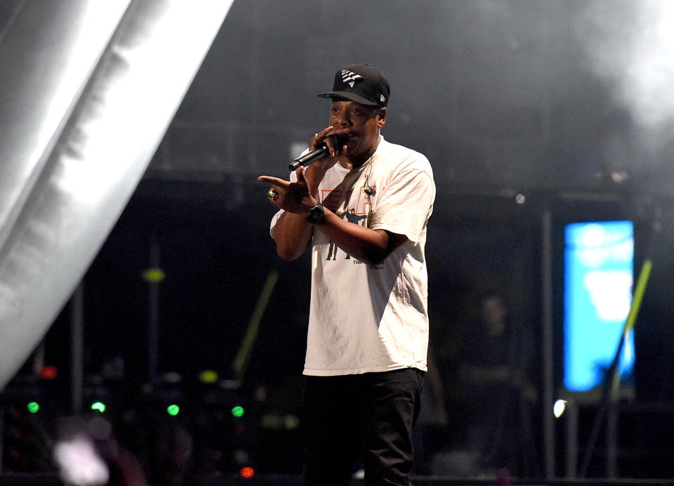 <p>This one will be close between Jay-Z’s “Family Feud” (featuring Beyoncé) and Kendrick Lamar’s “Loyalty.” (featuring Rihanna). Jay-Z, who has won seven times in this category, has a slight edge. (Photo: Zachary Mazur/FilmMagic) </p>