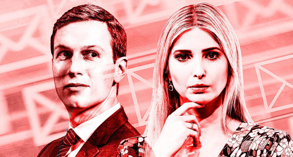 Jared Kushner and Ivanka Trump (Yahoo News photo Illustration; photos: AP, Getty)