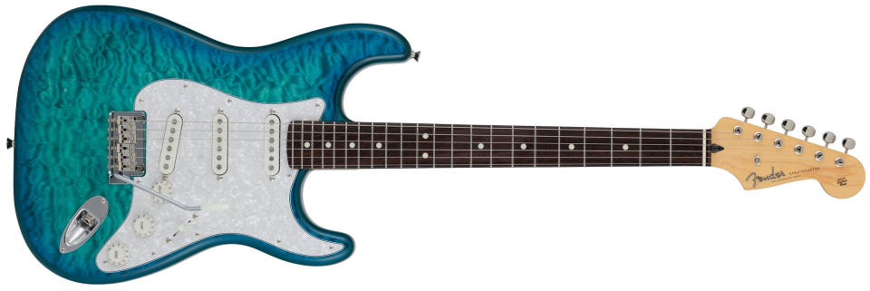 Fender Japan 2024 Hybrid II Stratocaster in Aquamarine