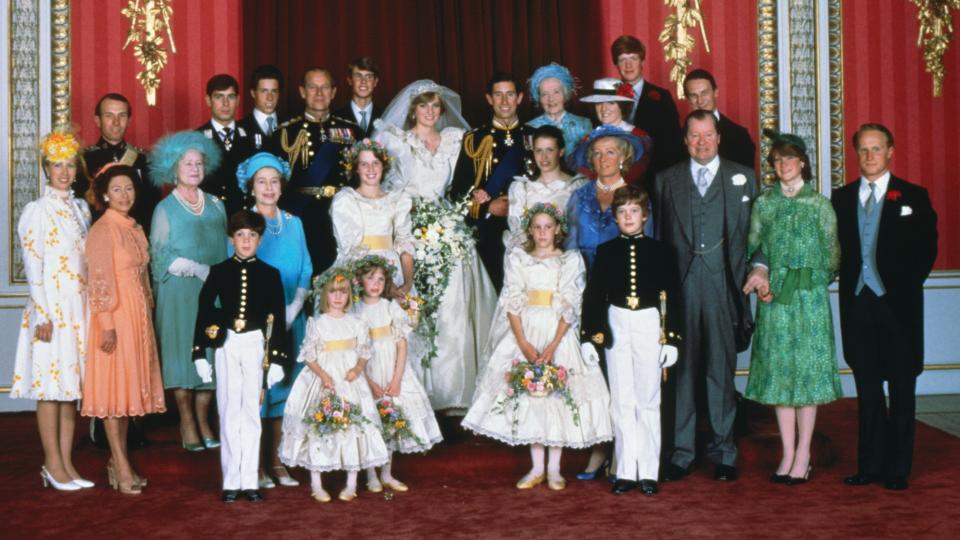 The wedding of Prince Charles and Princess Diana
