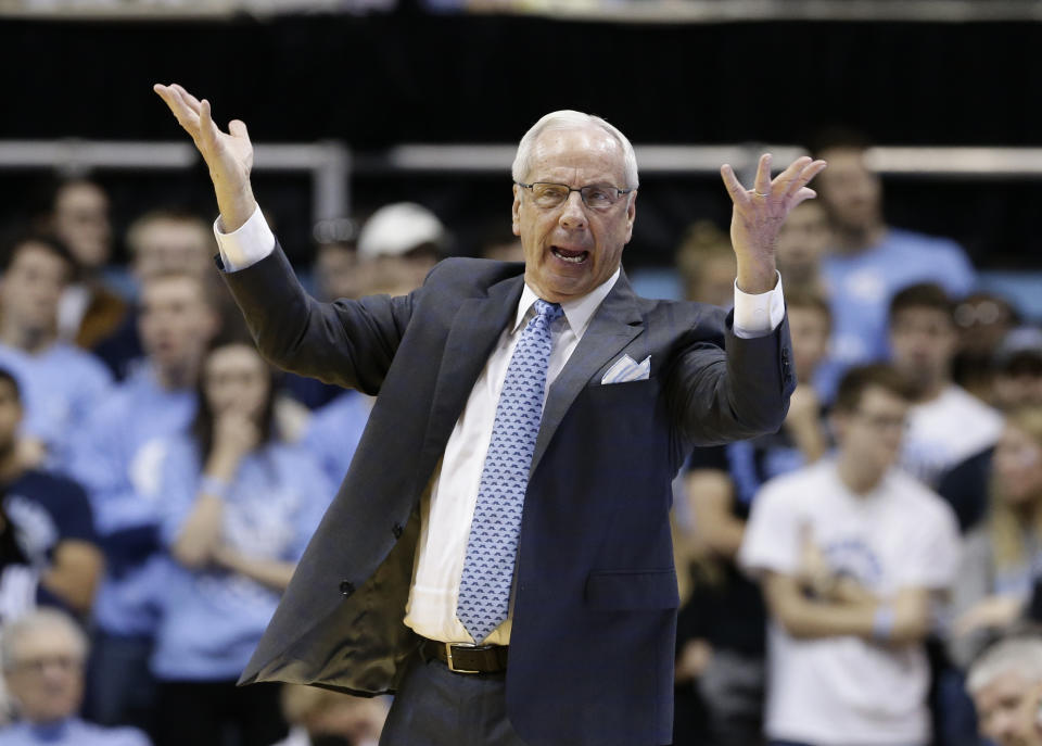 North Carolina head coach Roy Williams has had plenty of his own problems with the NCAA, notably an academic scandal on his watch. (AP)