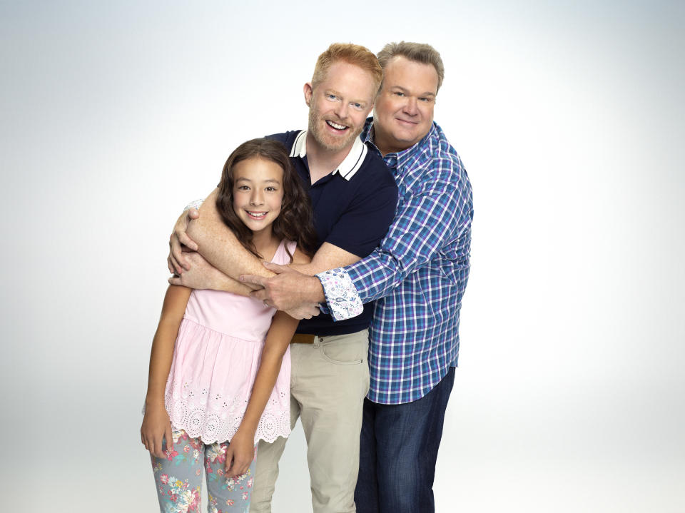 Cam and Mitch with their daughter Lily