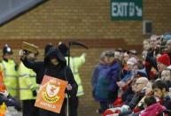 Football Soccer - Liverpool v Sunderland - Barclays Premier League - Anfield - 6/2/16 Liverpool fan dressed as the Grim Reaper Reuters / Phil Noble/ Livepic