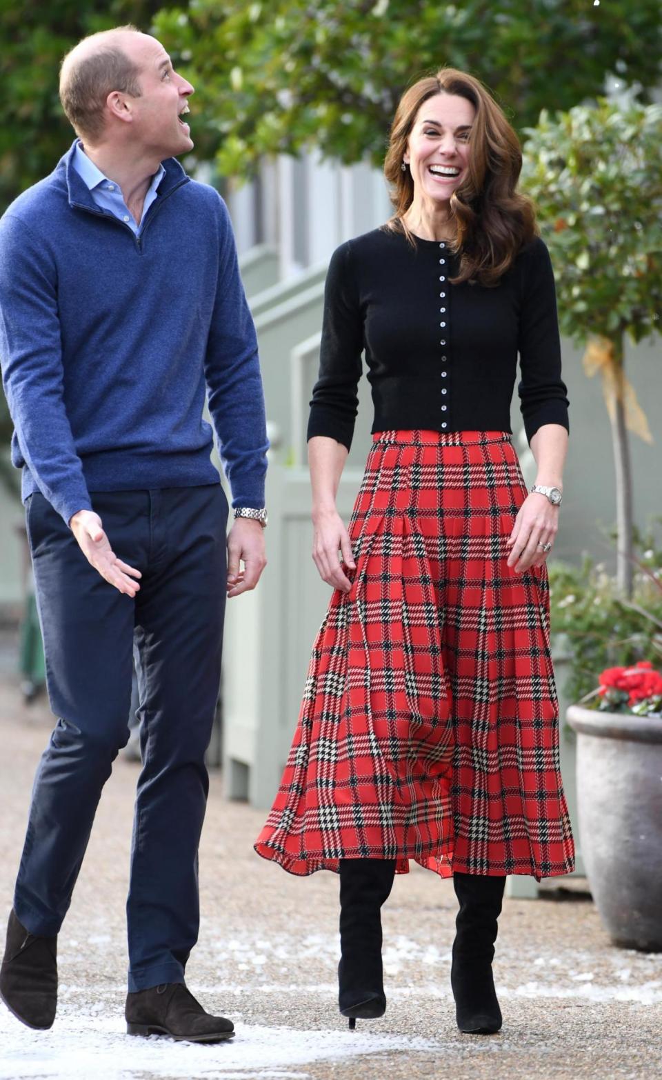 Kate's masterclass in festive dressing (Getty Images)