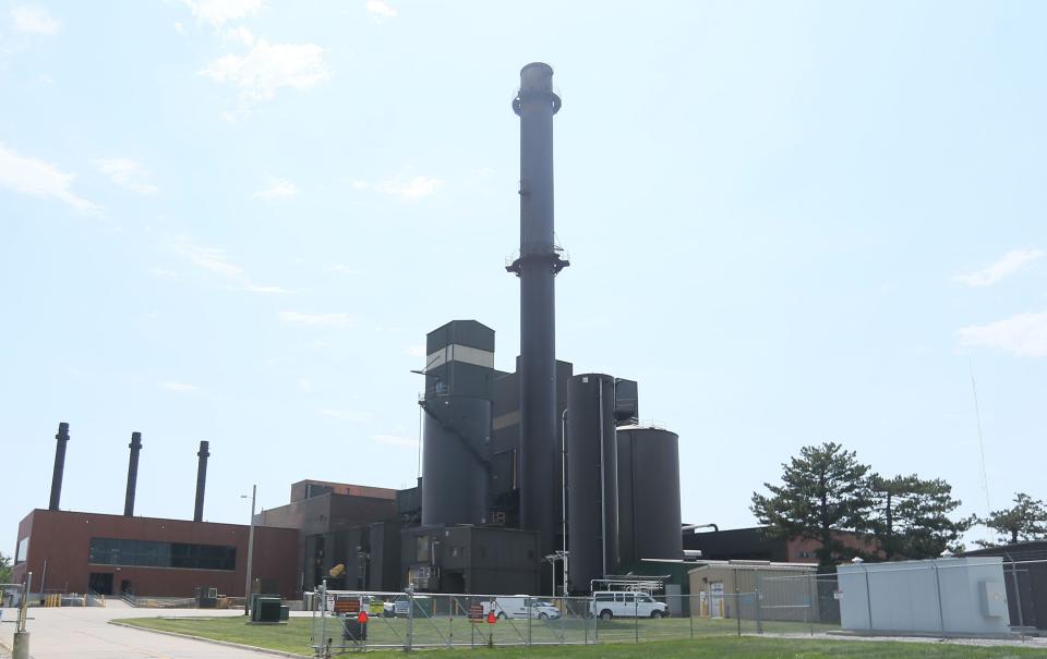 The Iowa State University powerplant is pictured Thursday, Aug. 28. Classes were disrupted due to a fire at the plant.
