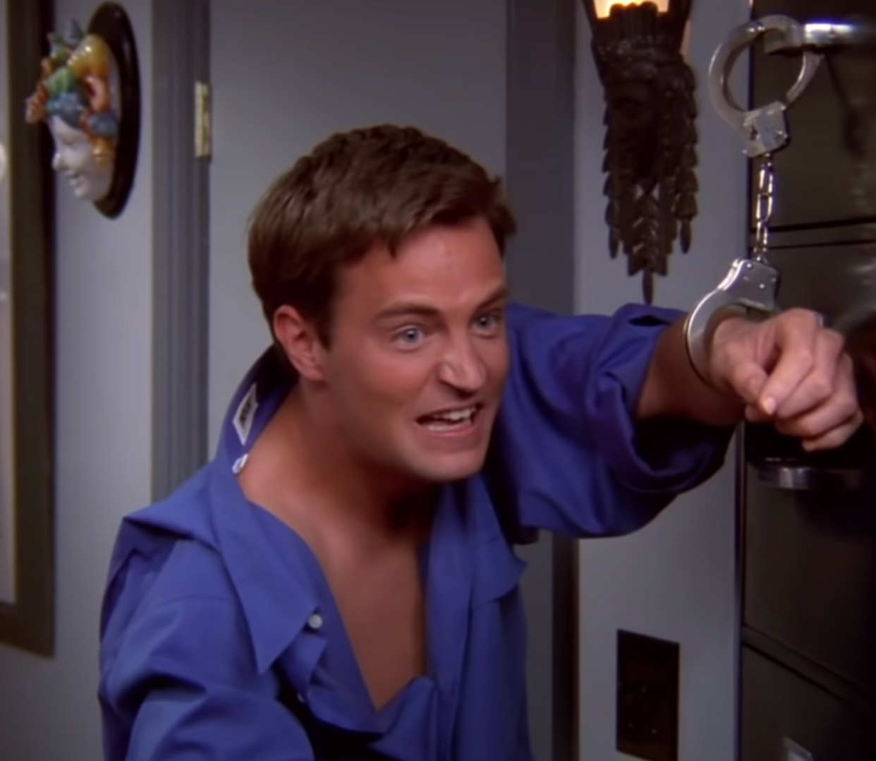 Matthew Perry as Chandler Bing in ‘Friends' (YouTube/TBS)