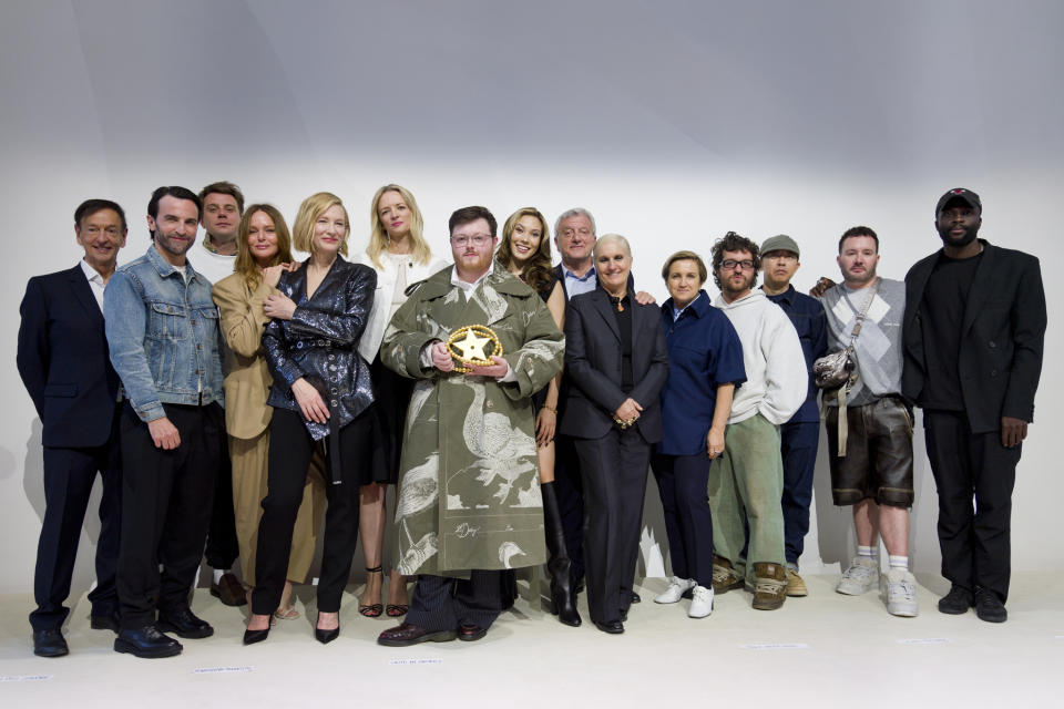 The jury and winners of the 2022 edition of the LVMH Prize for Young Designers. - Credit: Dominique MAITRE/WWD