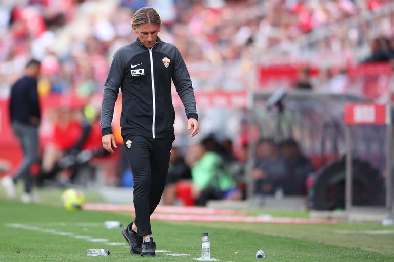 Sebastian Beccacece perdió en los tres partidos que dirigió a Elche desde que es el DT del equipo que está cerca de descender