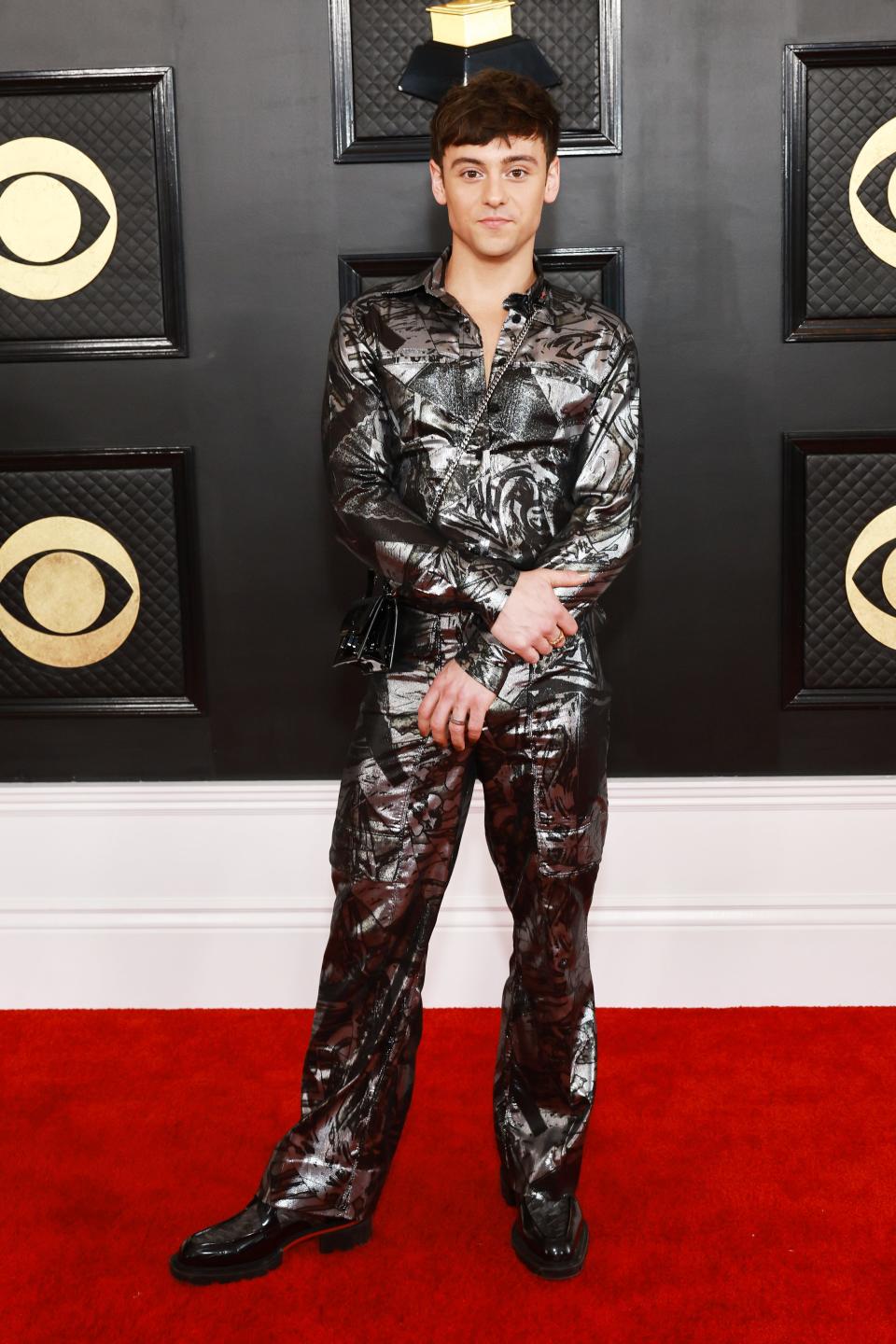 Tom Daley attends the 2023 Grammy Awards