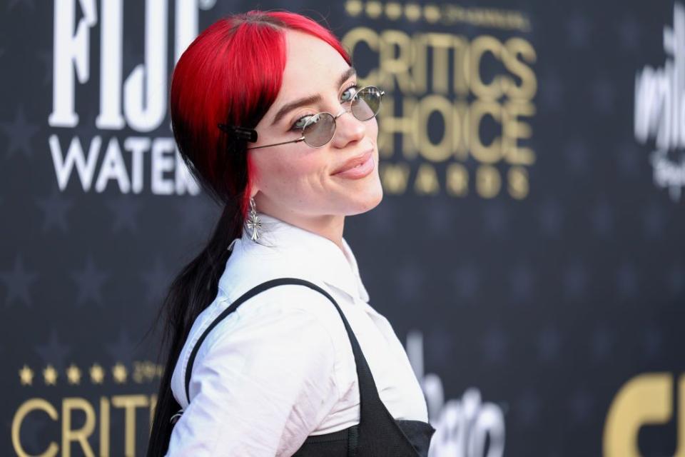 billie eilish at the 29th critics choice awards