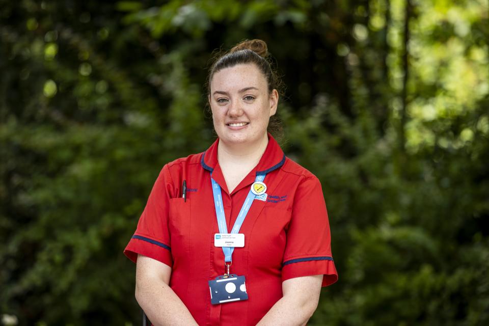 Nurse Joanna Hogg (Liam McBurney/PA) (PA Wire)