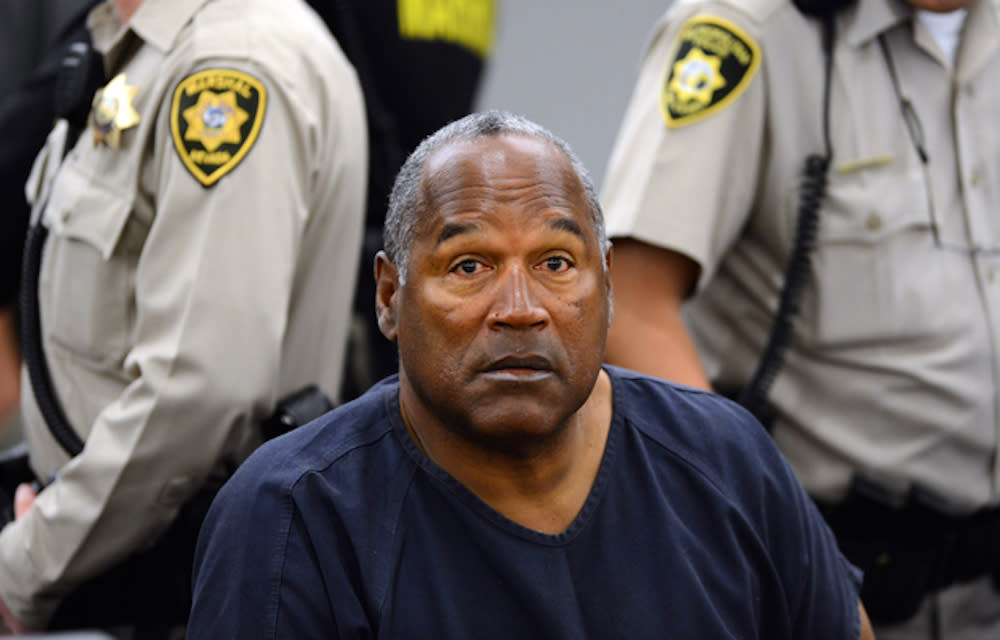 OJ Simpson during a court hearing in Las Vegas on May 14, 2013: Ethan Miller/Associated Press