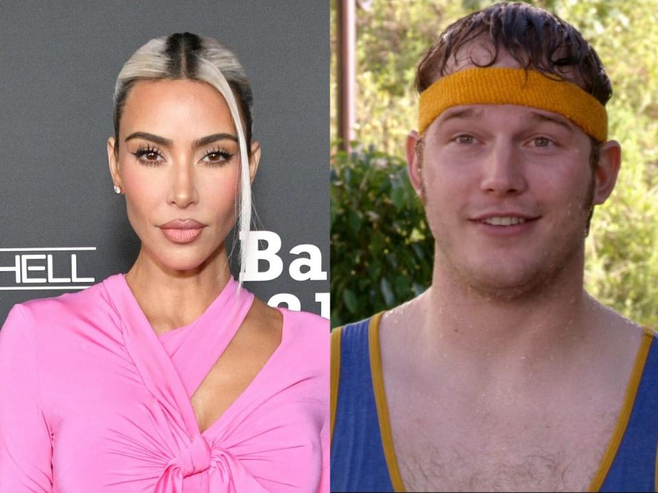 Kim Kardashian appeared alongside Chris Pratt in "Deep in the Valley."