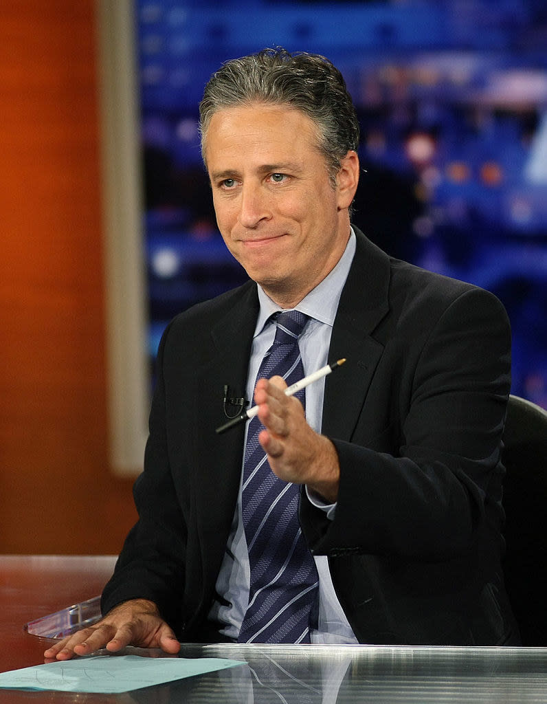 Closeup of Jon Stewart