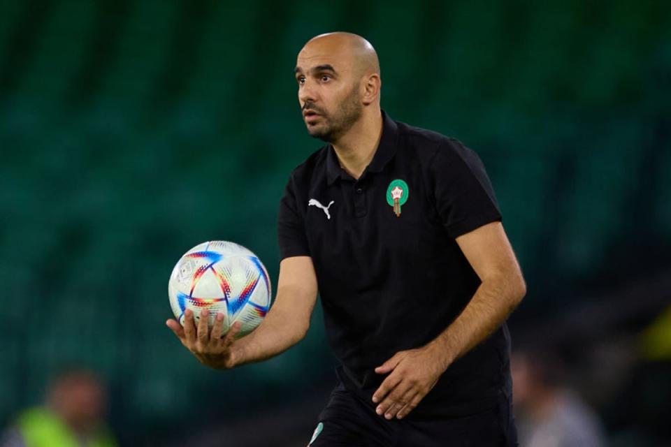 Walid Regragui, Morocco’s head coach (Getty Images)