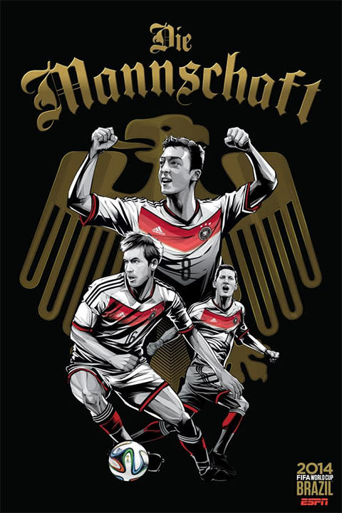 Germany poster (Cristiano Siqueira for ESPN)