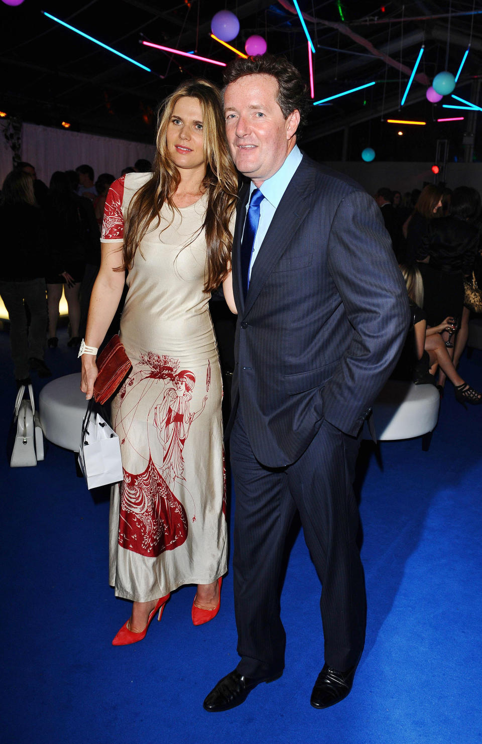 Celia Walden and Piers Morgan at the Glamour Women of the Year Awards in Berkeley Square, London.