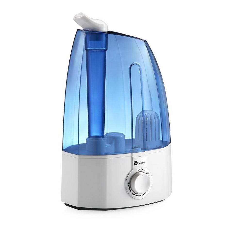 It has dual rotating misting outlets, so you get <a href="https://www.amazon.com/TaoTronics-Ultrasonic-Humidifiers-Humidifier-Rotatable/dp/B01JYJT1E8/ref=zg_bs_hi_4?_encoding=UTF8&amp;psc=1&amp;refRID=ZH4N70VX2G5Y5ZSVG808" target="_blank">twice the mist output</a>&nbsp;of most humidifiers. Plus, it's on sale right now.&nbsp;<br /><strong>Price:&nbsp;<a href="https://www.amazon.com/TaoTronics-Ultrasonic-Humidifiers-Humidifier-Rotatable/dp/B01JYJT1E8/ref=zg_bs_hi_4?_encoding=UTF8&amp;psc=1&amp;refRID=ZH4N70VX2G5Y5ZSVG808" target="_blank">$40</a></strong>