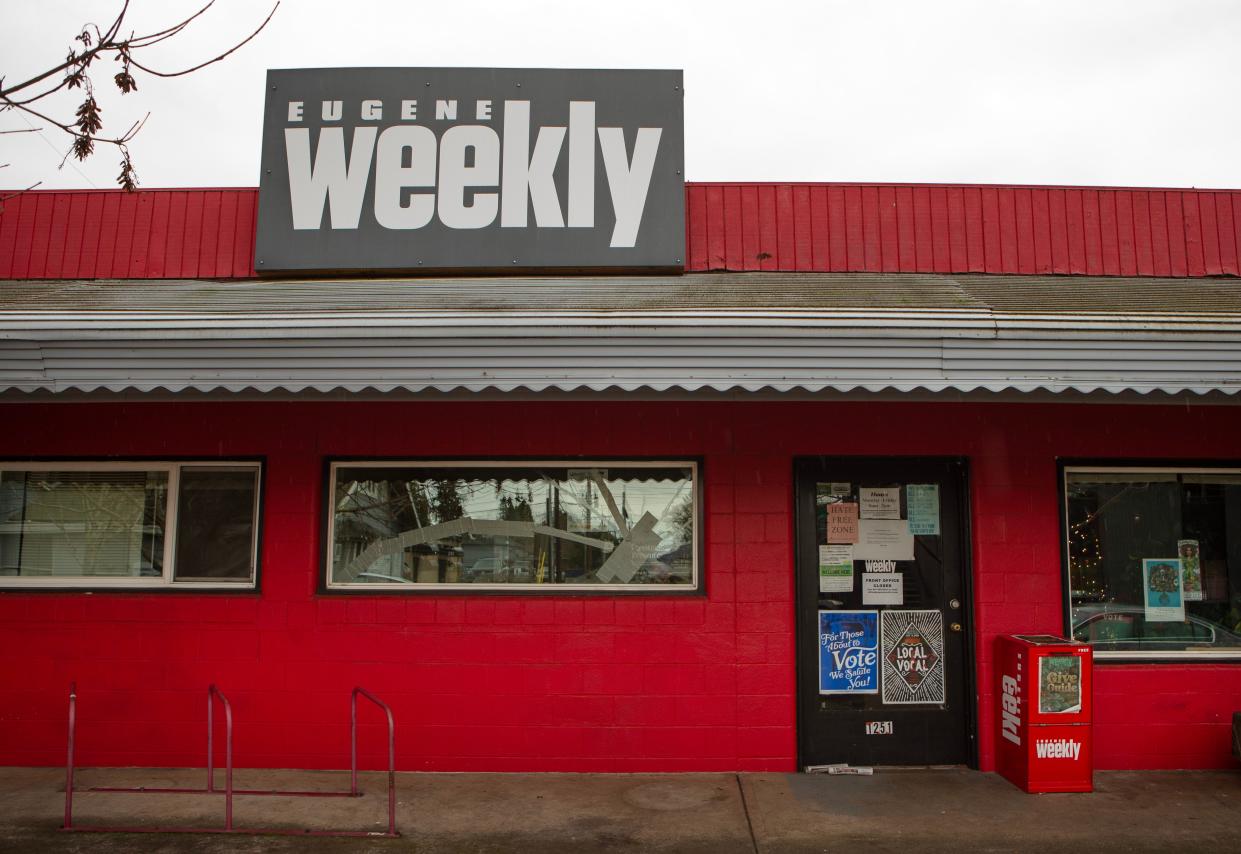 he Eugene Weekly office in Eugene is closed this morning after an announcement that an employee had allegedly embezzled money from the weekly newspaper.