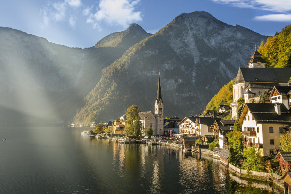 An alpine village