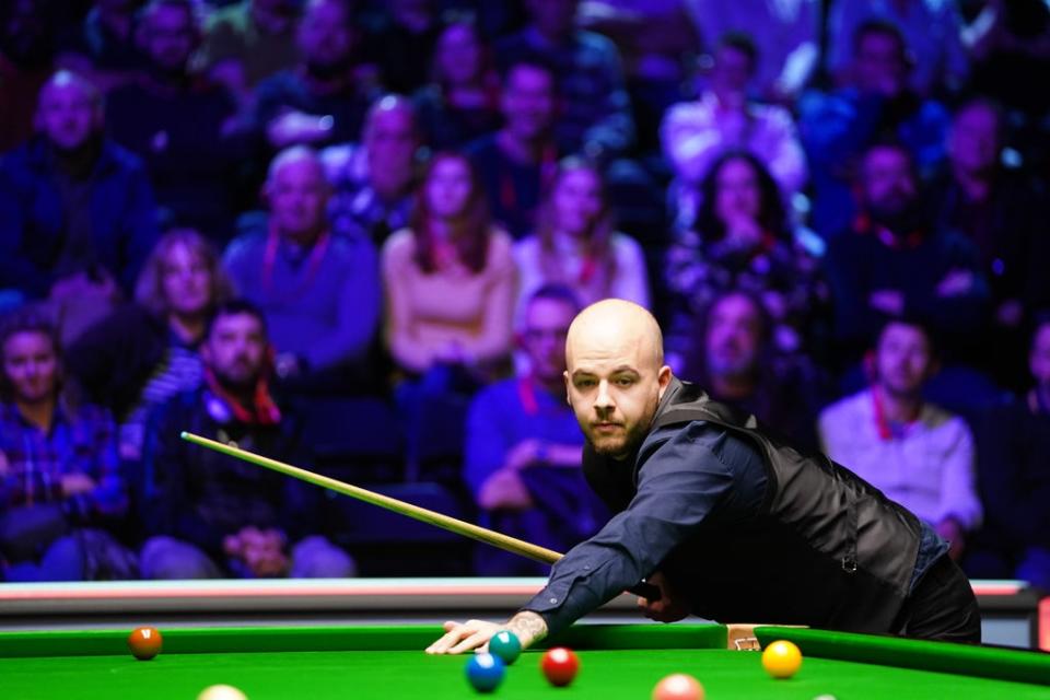 Luca Brecel roared into the UK Championship final in York (Zac Goodwin/PA) (PA Wire)