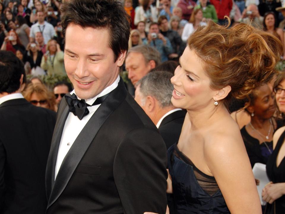 Keanu Reeves and Sandra Bullock