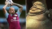 <p>Jabba The Hutton – Some might compare this pair’s on-the-field talents given the Scot’s recent decline </p>