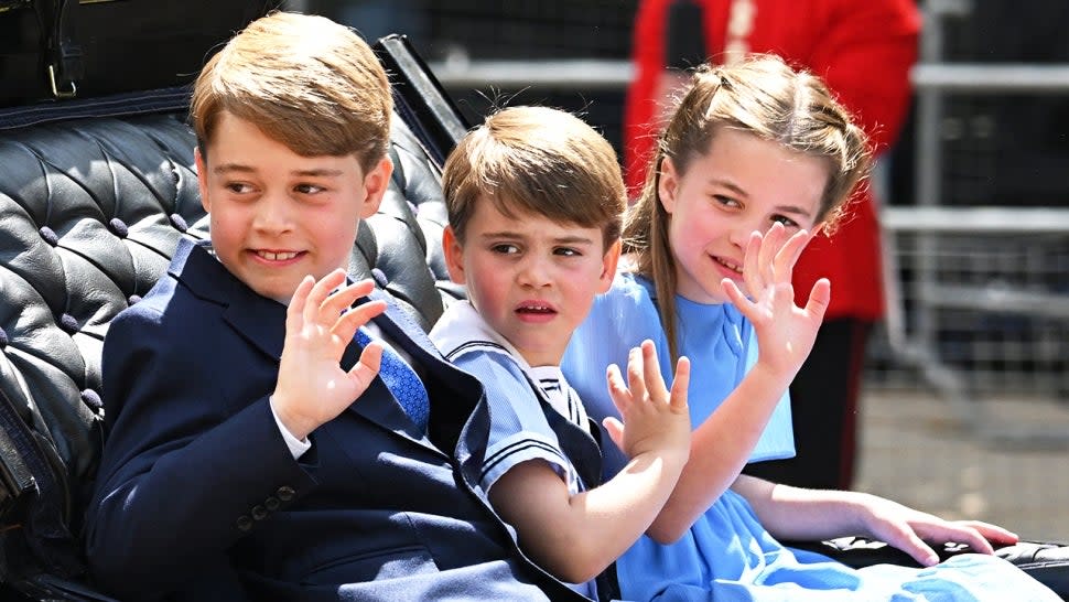 Prince George, Princess Charlotte and Prince Louis