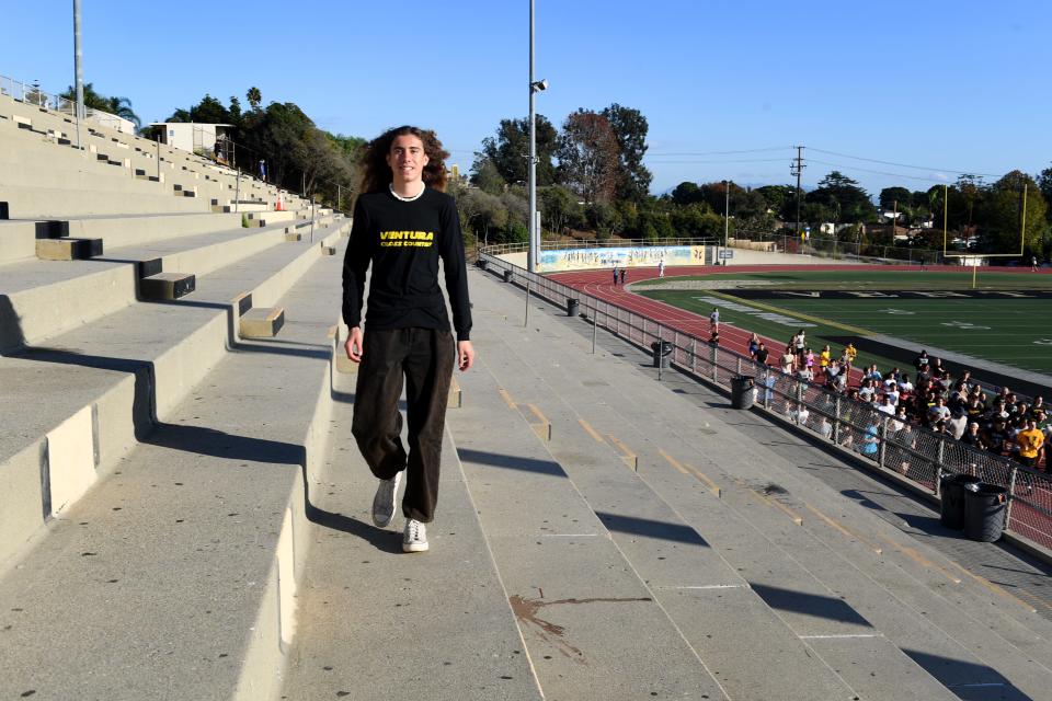 Anthony Fast Horse set personal bests in two big meets earlier in the season, then finished second at the CIF-SS Division 2 meet before a hamstring injury proved too much to overcome at the state meet.