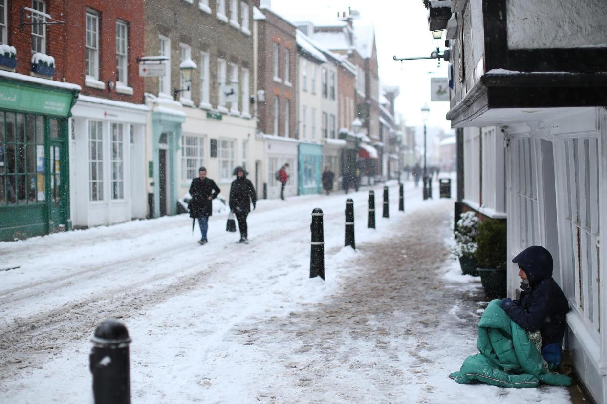 Londoners are being urged to donate their unwanted winter coats for the homeless: Getty Images