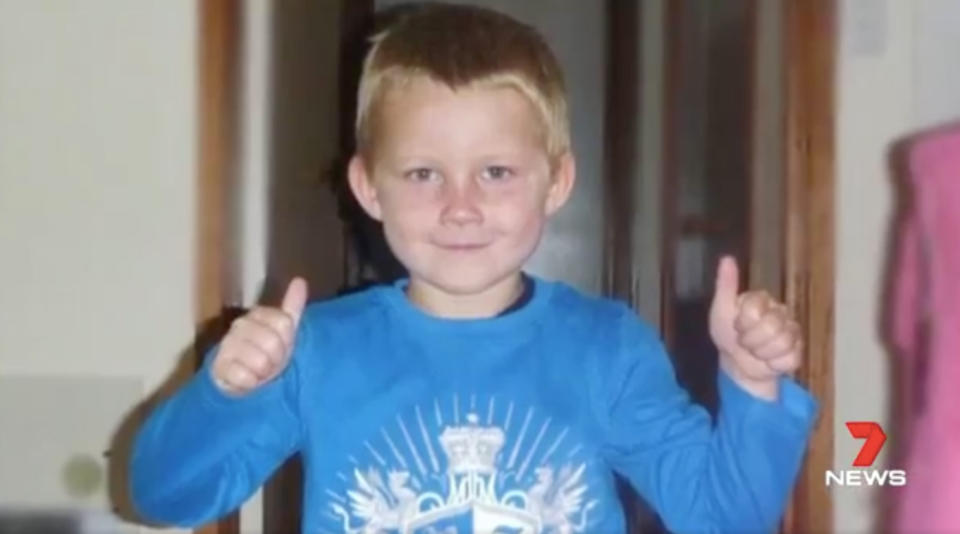 Bradyn Dillon suffered weeks of abuse, including being thrown against walls. Source: 7 News