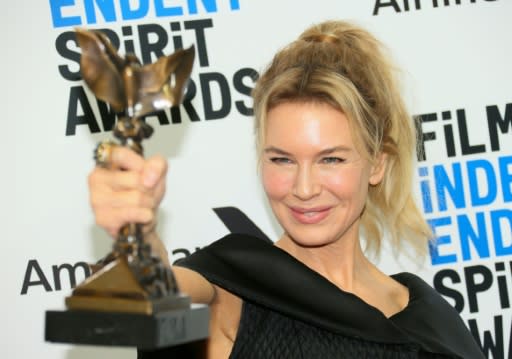 Renee Zellweger won best female lead for her portrayal of Judy Garland in "Judy"