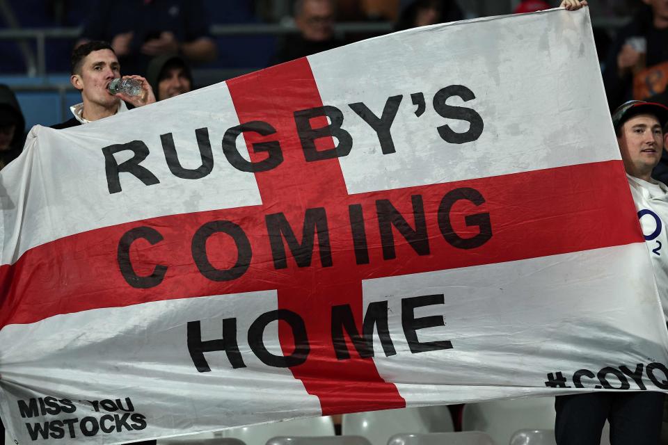 Optimistic England fans in Paris (AFP via Getty Images)