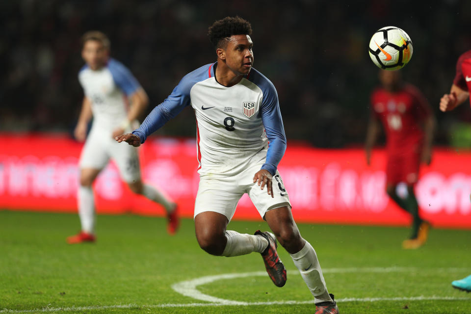 Weston McKennie made his U.S. debut in November against Portugal, and should be one of the leaders of the USMNT’s rebirth. (Getty)