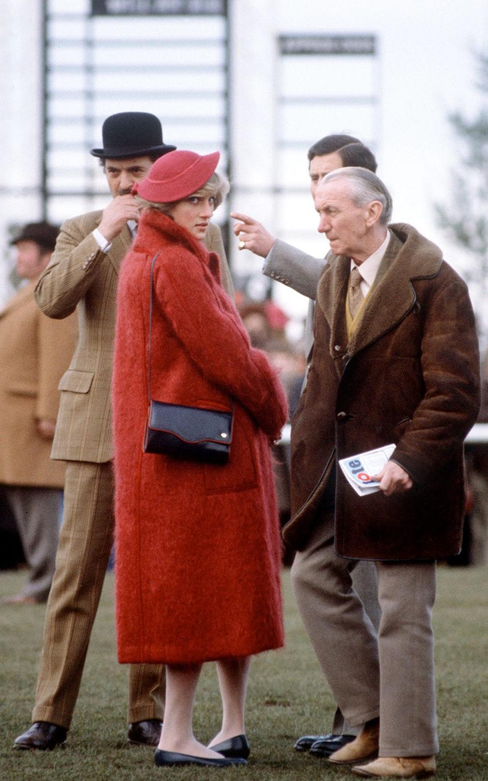 Princess Diana best Royal fashion at Cheltenham Festival horse race over the years pictures photos royal family uk - Getty Images