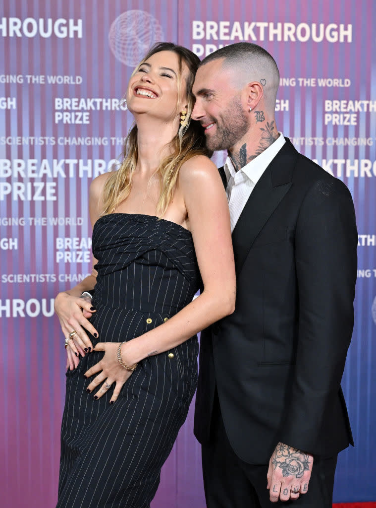 Behati Prinsloo and Adam Levine