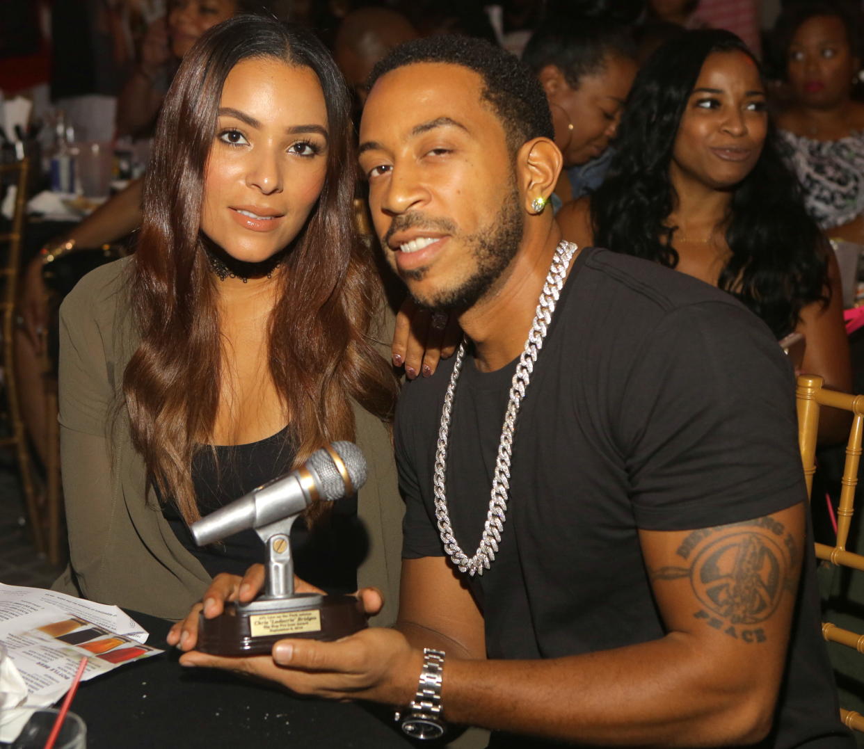 Eudoxie Mbouguiengue, the wife of rapper Ludacris, has suffered a miscarriage. (Photo: Getty Images)