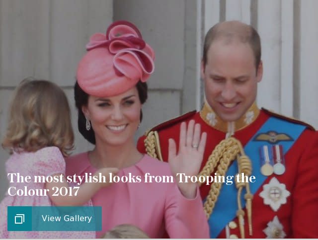 The most stylish looks from Trooping the Colour 2017