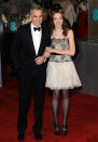 <p>Best Actor nominee (and SPOILER ALERT: winner) Daniel Day-Lewis took his niece Charissa Shearer to the 2013 BAFTAs in London.</p>