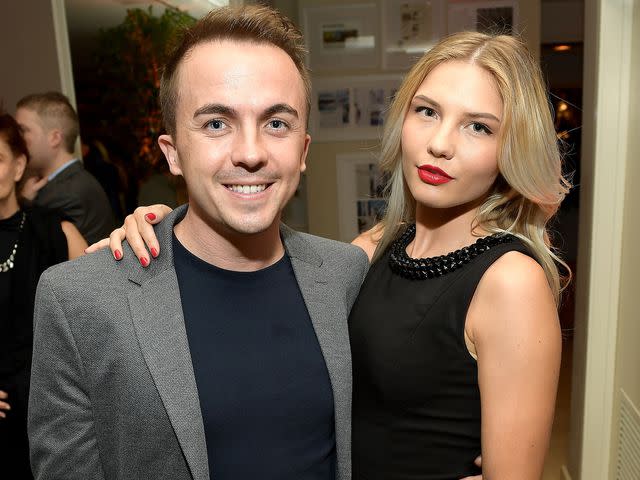 <p>Matt Winkelmeyer/Getty</p> Frankie Muniz and Paige Muniz attend the 2017 Entertainment Weekly Pre-Emmy Party in September 2017 in West Hollywood, California