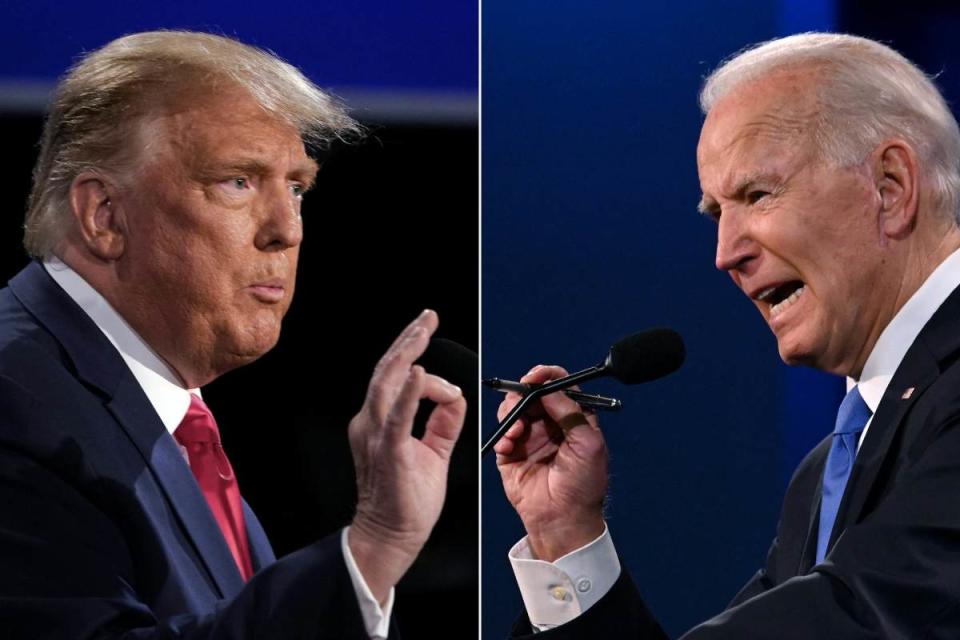 Trump y Biden 