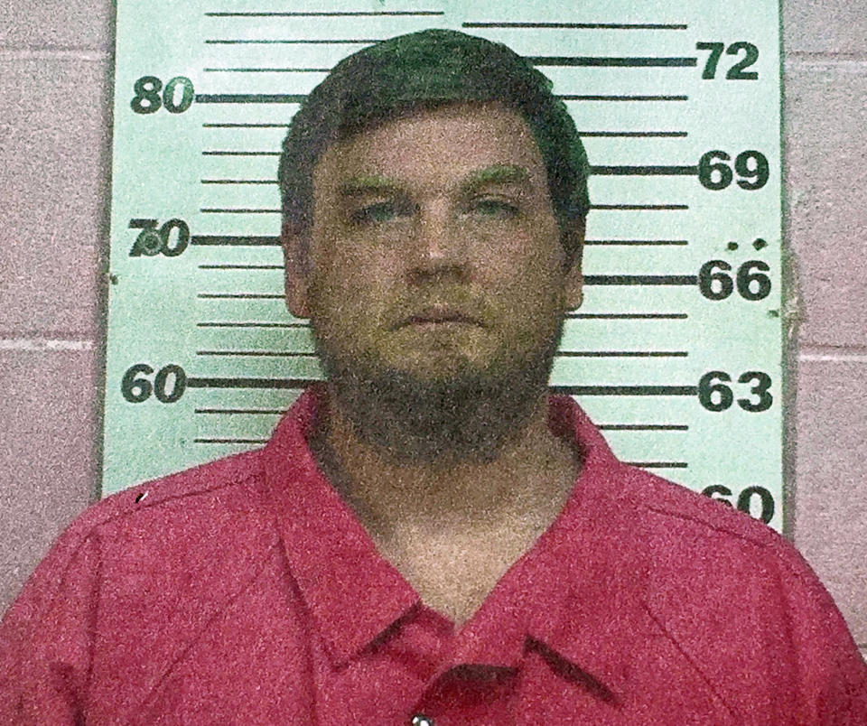 FILE - This file photo provided by the Ben Hill County Sheriff's Office, Ga., shows Bo Dukes on Friday, March 3, 2017. Duke was acquitted in May 2022 of murdering a high school teacher in 2005, but was indicted on new charges related to concealing her death on June 3, 2022. (Ben Hill County Sheriff's Office/WMAZ via AP, File)