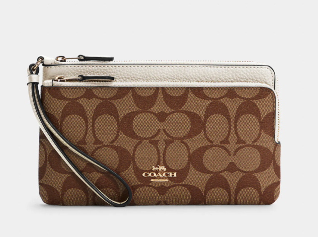 This bestselling Coach Outlet wristlet is on sale for $39 right now: 'So  handy!