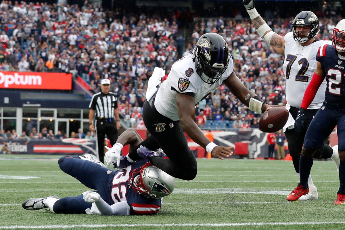 DEP-NFL RAVENS-PATRIOTS (AP)