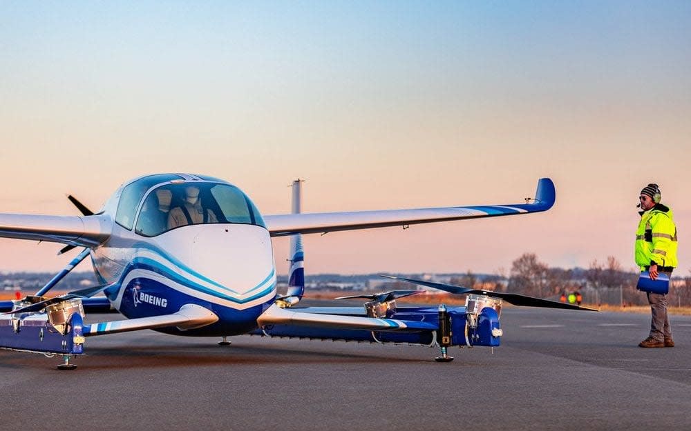 Boeing's flying PAV taxi - Boeing